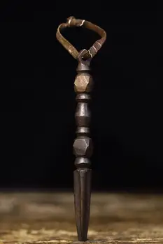 

Home Decor 2" Tibet Buddhism Temple Tiantie Vajra faqi Dorje Vajra Phurba Dagger Holder Pendant Ward off evil spirits