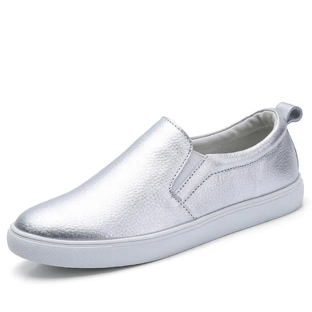STQ Mocasines blancos de cuero para mujer, zapatos planos para deslizarse  en pisos y ballet, para primavera, modelo 6689, 2020|shoes woman slip  on|slip on loafersslip on - AliExpress