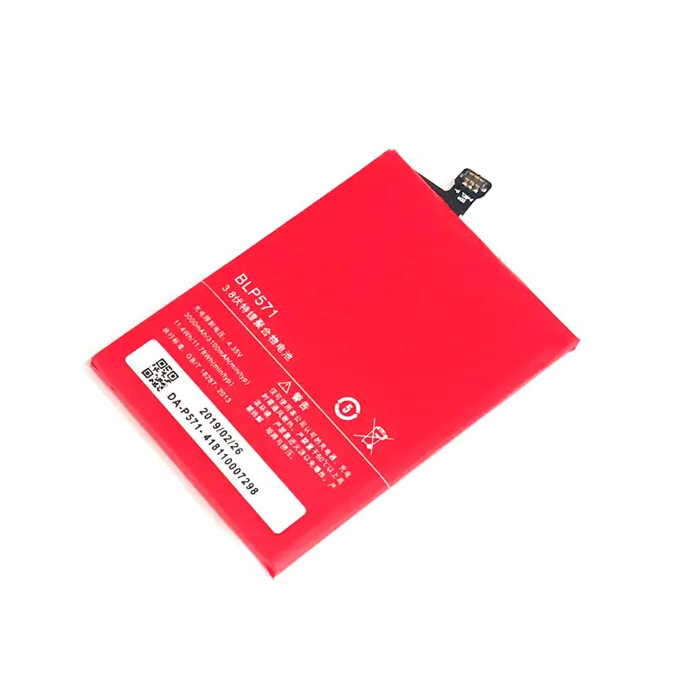 Li-Po аккумулятор для телефона BLP571 сменный аккумулятор BLP 571 BLP-571 для OnePlus One 1+ A0001 3100 мАч