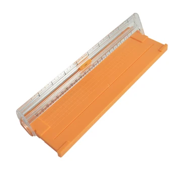 

Office Safe Clear Scale Mini Cutting Tool Precise Scrapbooking Paper Cutter Home Sliding Portable Photo Trimmer Stationery DIY