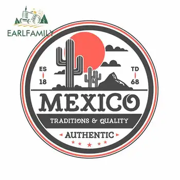 

EARLFAMILY 13cm x 13cm For Mexican Isolated Cactuses Car Accessories Funny High Quality Car Sticker Vinyl Decal Waterproof