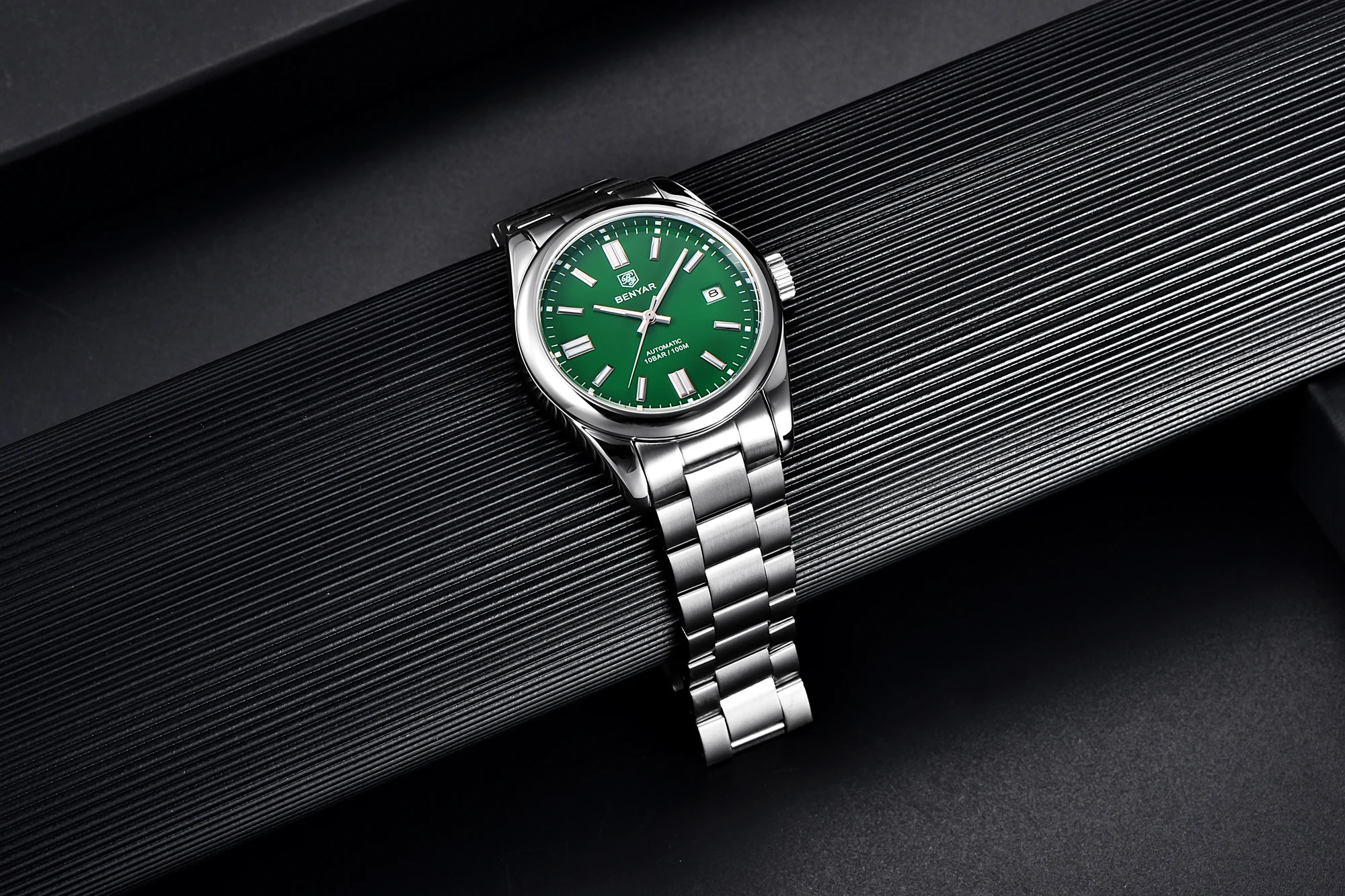 2021 New BENYAR 39MM Men's Watches Mechancial Watch Men Luxury Automatic watch for men Stainless steel Waterproof Clock Man