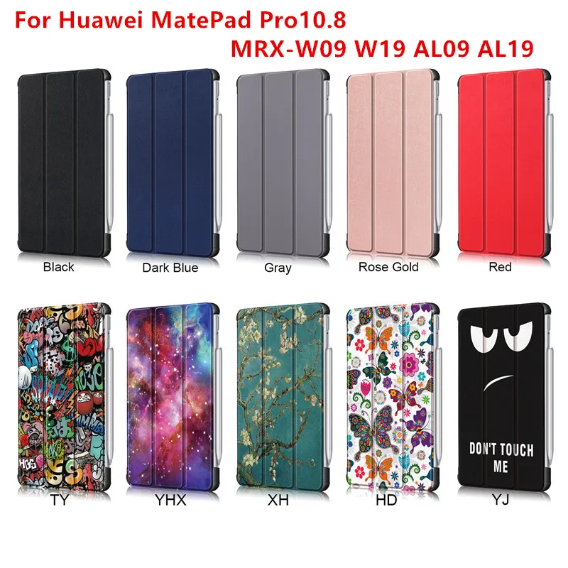 Для Huawei MatePad 10 4/Honor V6 чехол BAH3 W09 AL00 PU кожаный для Pro 8 Чехол Smart в виде ракушки +