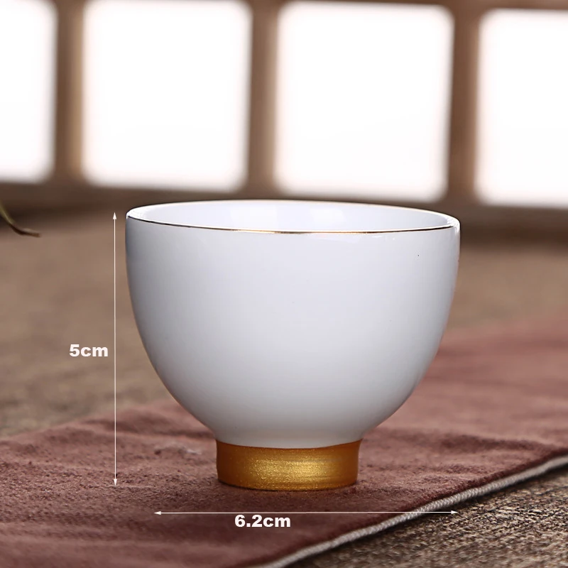 6 шт./компл. китайская чашка для чая керамический набор чашек чайник кунг-фу аксессуары для чая кружка чашка, кофейная чашка ручной подарок 6 цветов чашка для воды