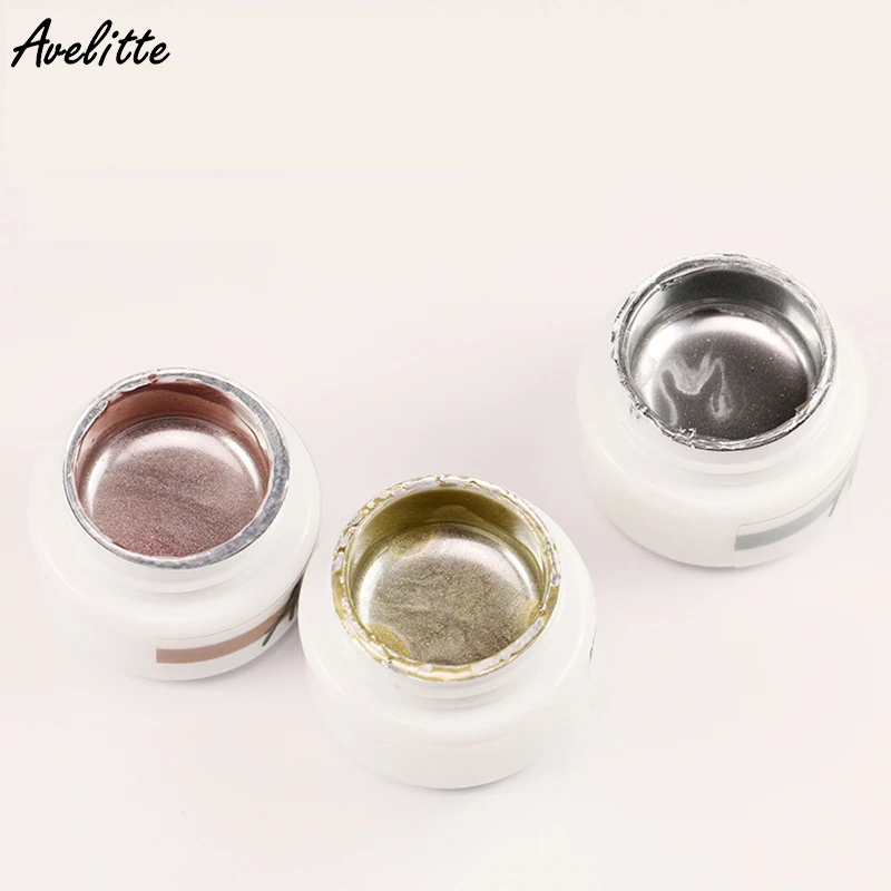 Avelitte гель лак для ногтей маникюр ногтей художественный металлический клей делает полигель 5 цветов DIY Разнообразие