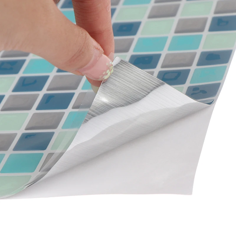 DIY Kitchen Bathroom wall Vinyl Self Adhesive Mosaic Tile Wall decal Sticker