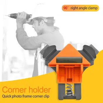 

4pcs/set 90 Degree Clamp Suitable for Plate With Thickness of 5-22mm Woodworking Quick Picture Frame Corner Right Angle Clip