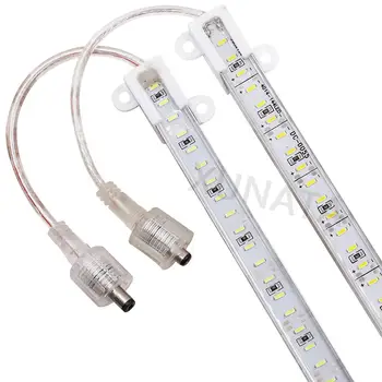 

DC12V Led Bar Light SMD 4014 0.5m 72Leds 1m 144Leds LED Strip Light IP68 Waterproof Aluminum Hard Strip light With DC Connector