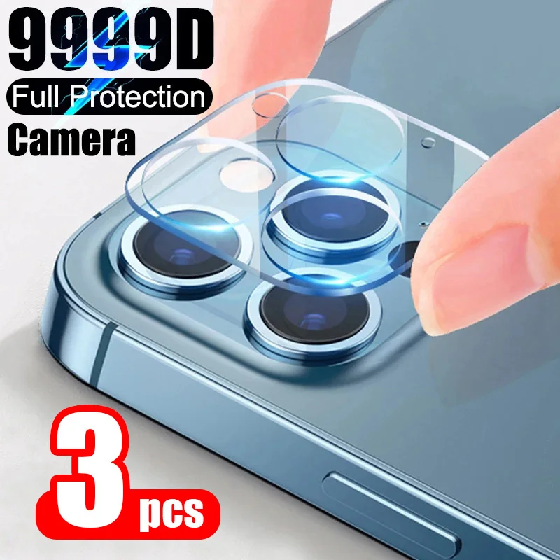 3PCS Camera Lens Tempered Glass For iPhone 11 12 Pro XS Max X XR Screen