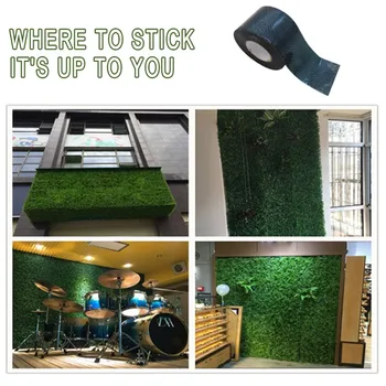 

15*1000cm Garden Self Adhesive Joining Green Tape Synthetic Lawn Grass Artificial Turf Seaming Decoration Looking Garden Lawn