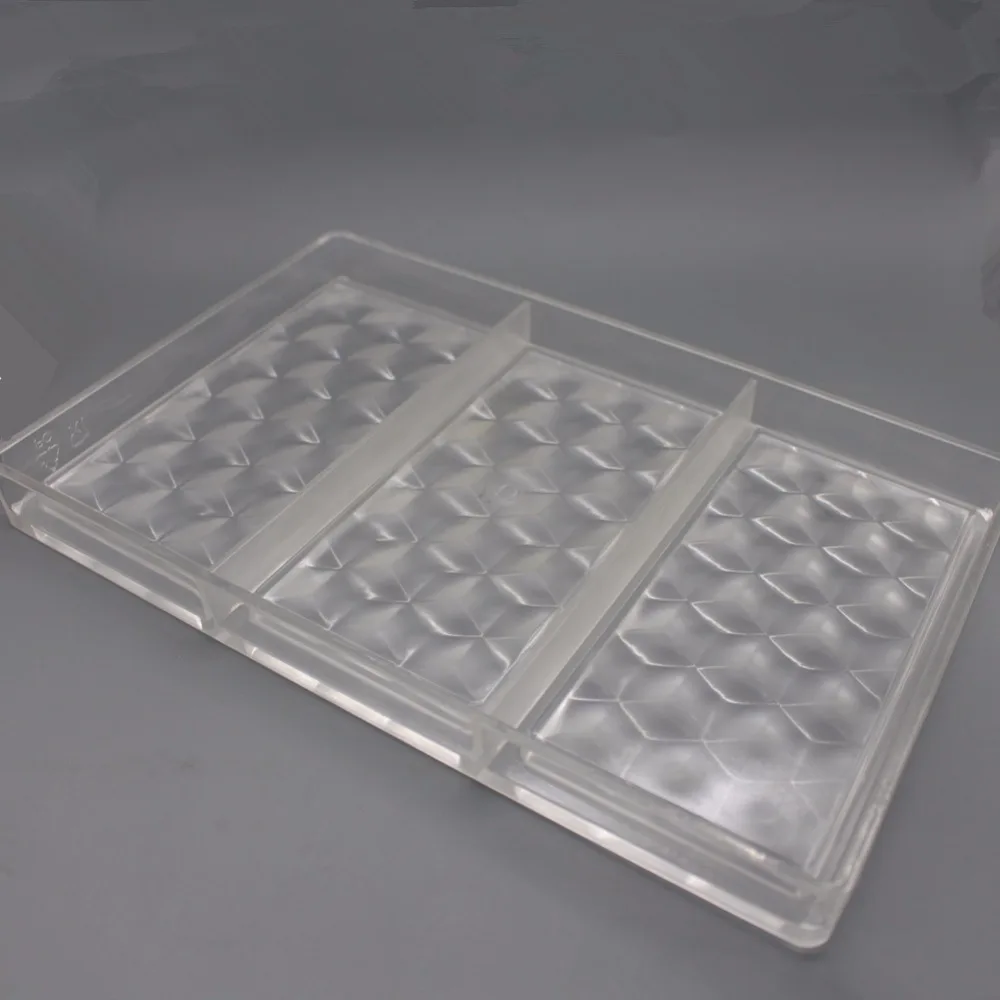 3D кубики из поликарбоната шоколадные брусья плесень|chocolate bar mold|polycarbonate chocolate