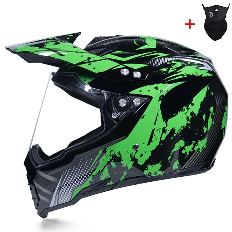 MSUEFKD внедорожный мото rcycle шлем с солнцезащитным козырьком moto-Cross moto cross шлем с двойным щитком racing moto - Цвет: 8b