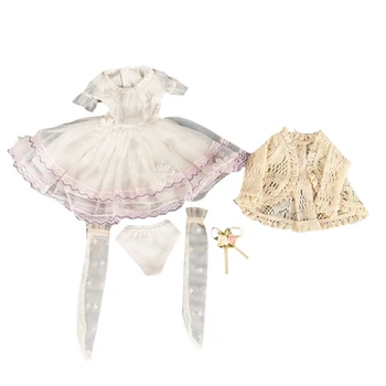 

5Pcs Ball Joints Doll Accessories Doll Costume Set For 1/4 BJD Dolls For Children Kids Educational Toys Birthday Christmas Gift