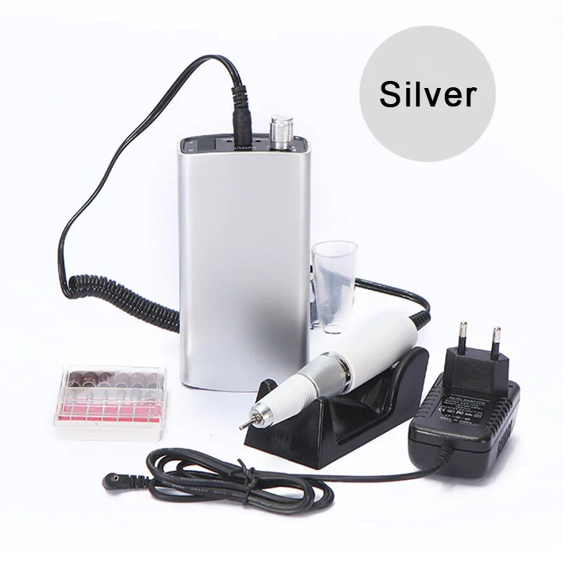Hot 30000 RPM Cordless Nail File Drill Kit Electric Manicure Pedicure Nail Art Tools CNT 66
