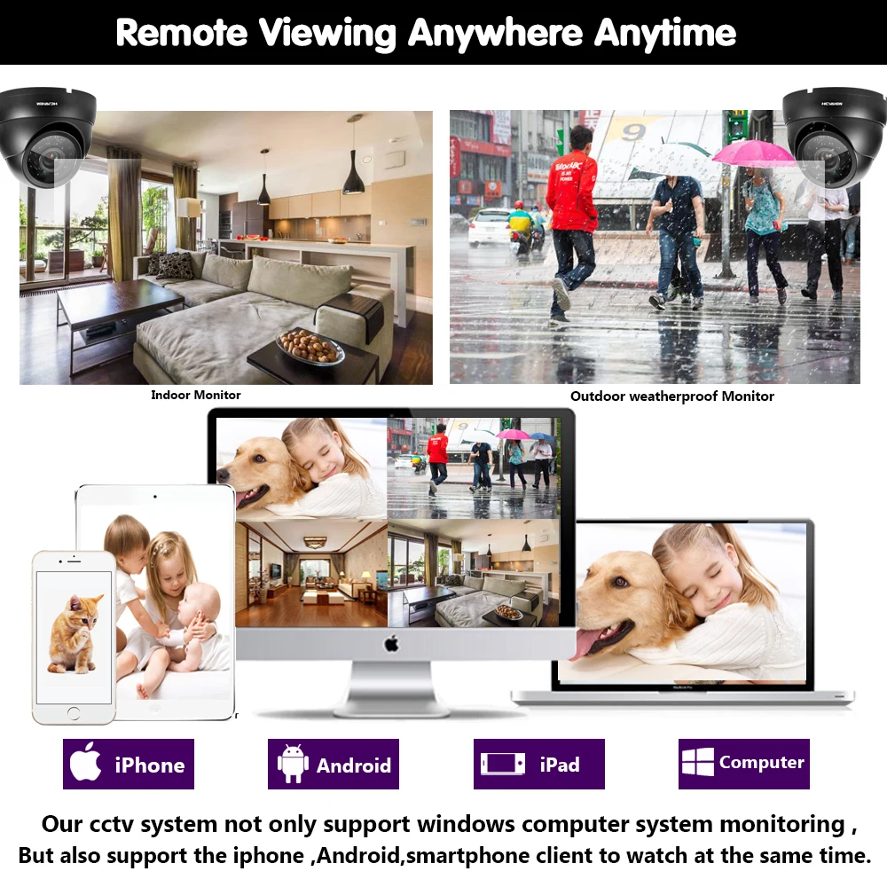 HCVAHDN AHD 2MP Водонепроницаемая HD 1080P AHD-H купольная камера 1080p видеонаблюдения CCTV In/наружная камера ночного видения IR Cut