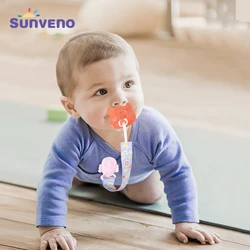 Sunveno chupete de dibujos animados para bebé, portachupetes con pinzas, Clip para chupete