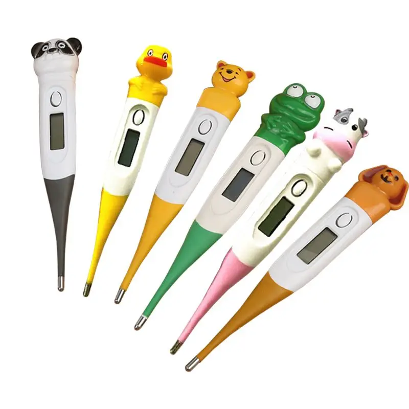 

Cute Cartoon Small Animal Soft Head Electronic Thermometer Home Child Thermometer