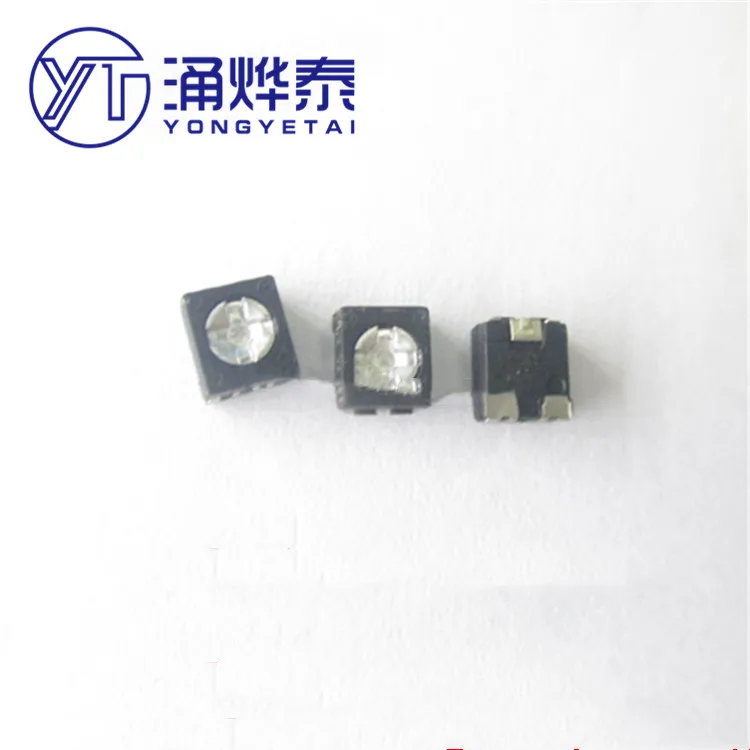 

YYT 10PCS SMD precision potentiometer 1K 5K 10K 20K 50K 100K 3*3MM black adjustable