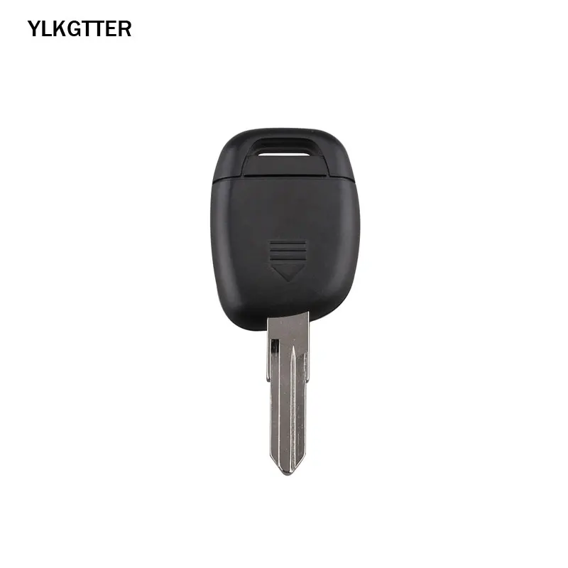 YLKGTTER 433 Мгц дистанционный Автомобильный ключ для Renault Master Clio Twingo Kangoo ключ с транспондером PCF7946 чип и лезвие VAC102 - Цвет: Черный