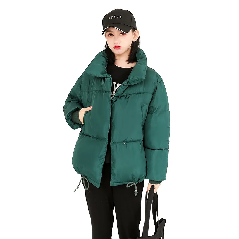 

Short Stand Collar Coats Parka Womens Jackets 2019 Short Loose Fashion Women Winter Jacket Cotton Padded Warm Thicken Coat