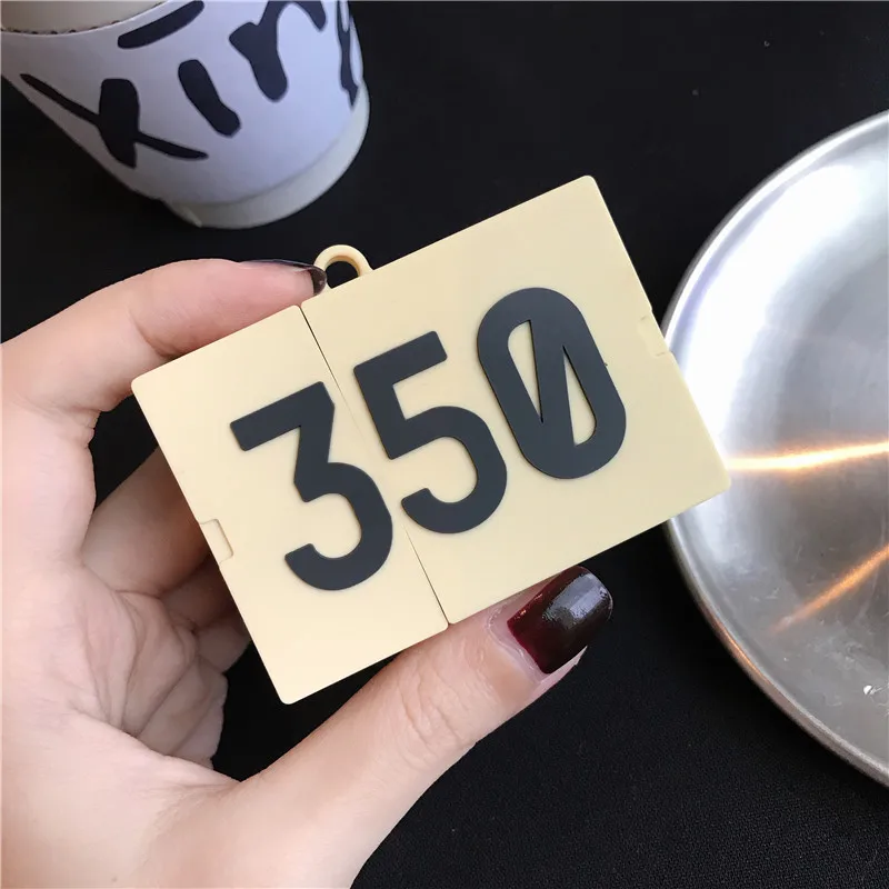 

Simple 350 Number For Apple Airpods Case Luxury Silicone Bluetooth Earphone Protective Cover For Air pods 1 2 Headphone Case Box