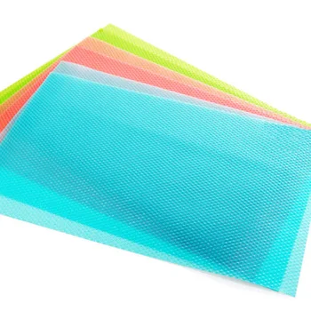 

4pcs Refrigerator Pad Antibacterial Antifouling Mildew Refrigerator Mats Moistureproof Waterproof Pad Transparent Fridge Mats