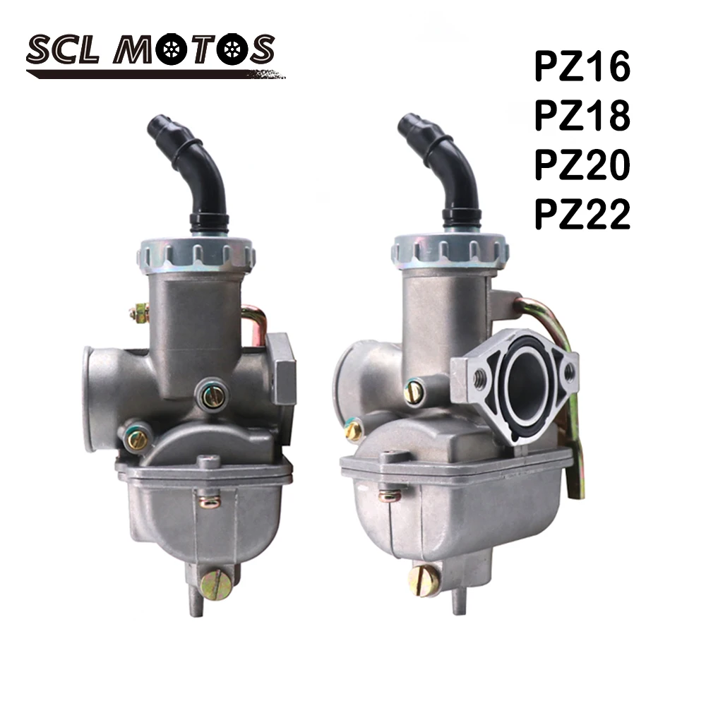 Scl Motos 1Pc Pz16 Pz18 Pz20 Pz22 Moto Carburatore Cavo Manuale Starter Carburador Carb Per 50Cc-250Cc Dirt Bike Atv Quad