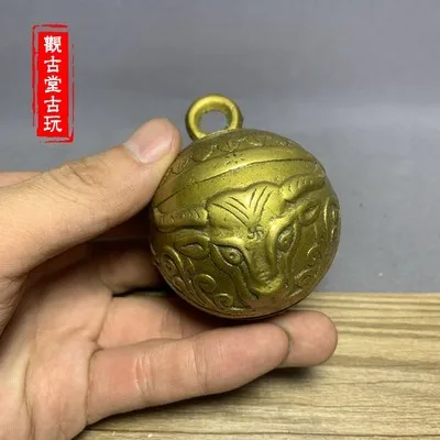 Изысканное лицо животного из чистой меди голова быка тигра медный