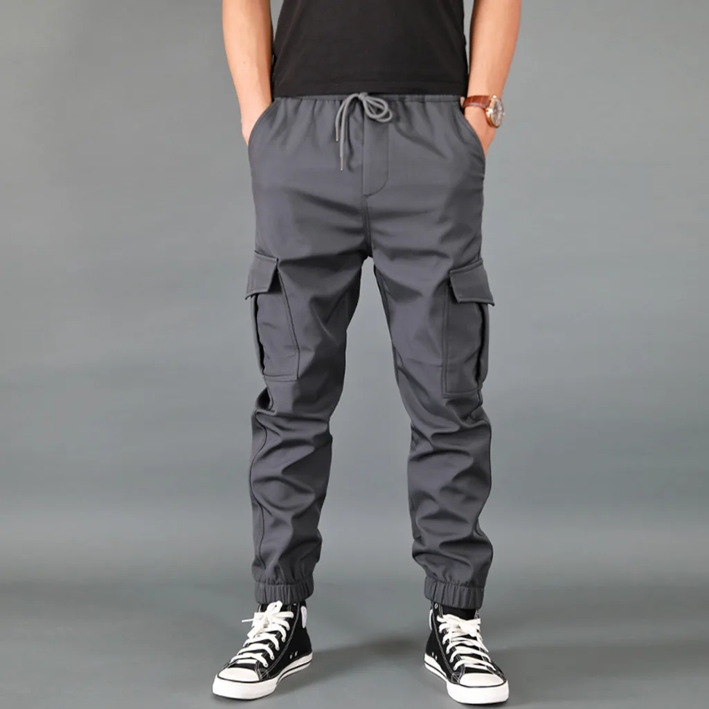Pantalones hombre, Мужские штаны, однотонные леггинсы, утолщенные повседневные Комбинезоны, однотонные теплые удобные штаны, ropa hombre roupas