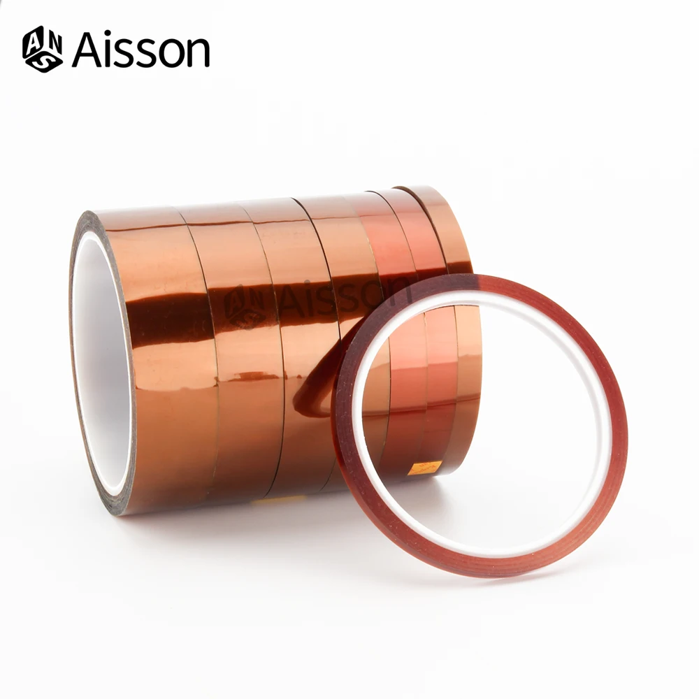 Polyimide Tape Adhesive 5/10/12/15/20/25MM 3D Printing Board Protection High Temperature Heat Resistant Electronic Insulation