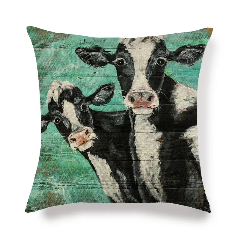 45 см* 45 см супер чистая ферма ВЕТЕР КОРОВА узор Супер Мягкая Подушка Чехлы диванная подушка Декоративные наволочки