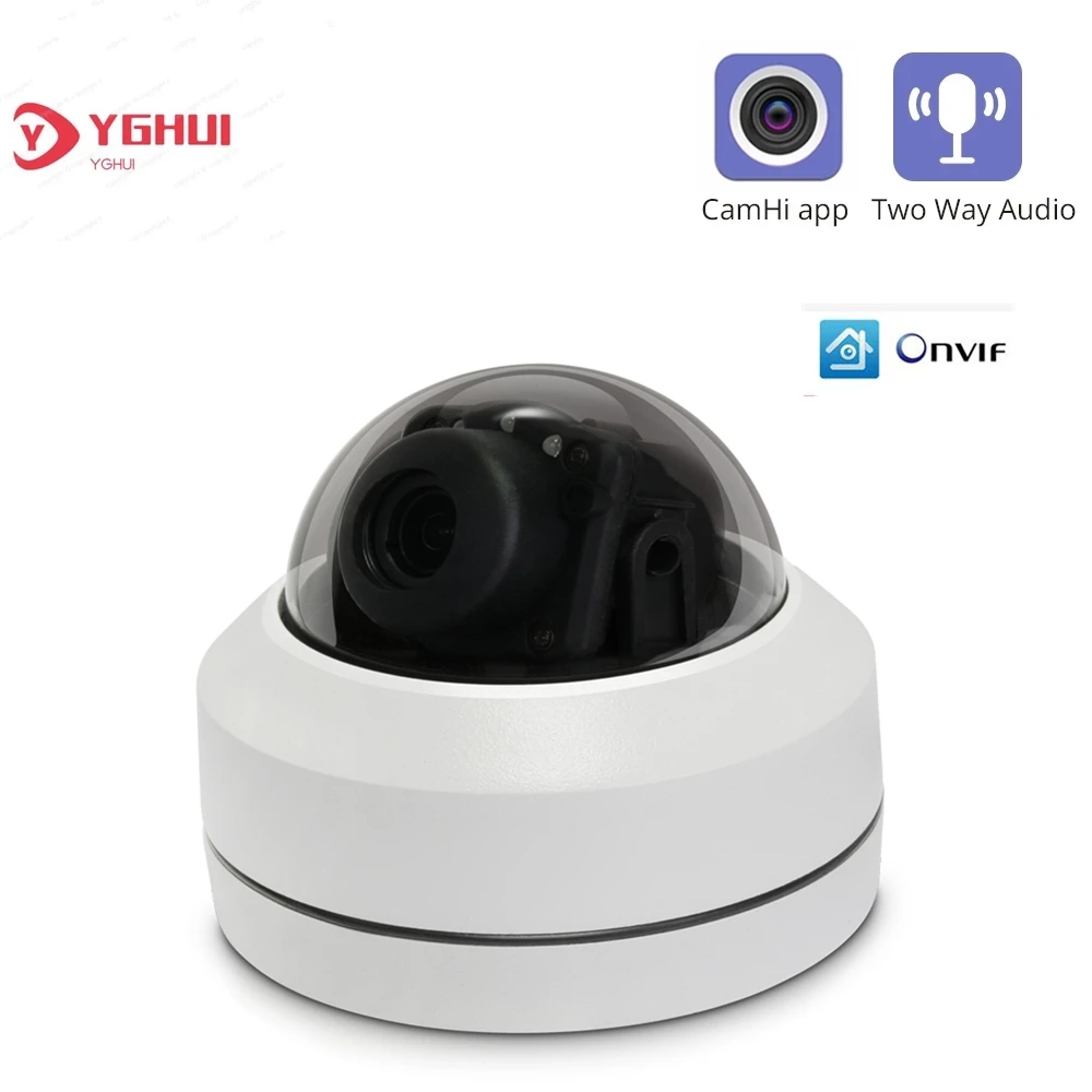 

5MP CamHi MINI Outdoor PTZ IP Canera Waterproof 2.8-12mm Lens 4X Digita Zoom Speed Dome Security Network CCTV Camera