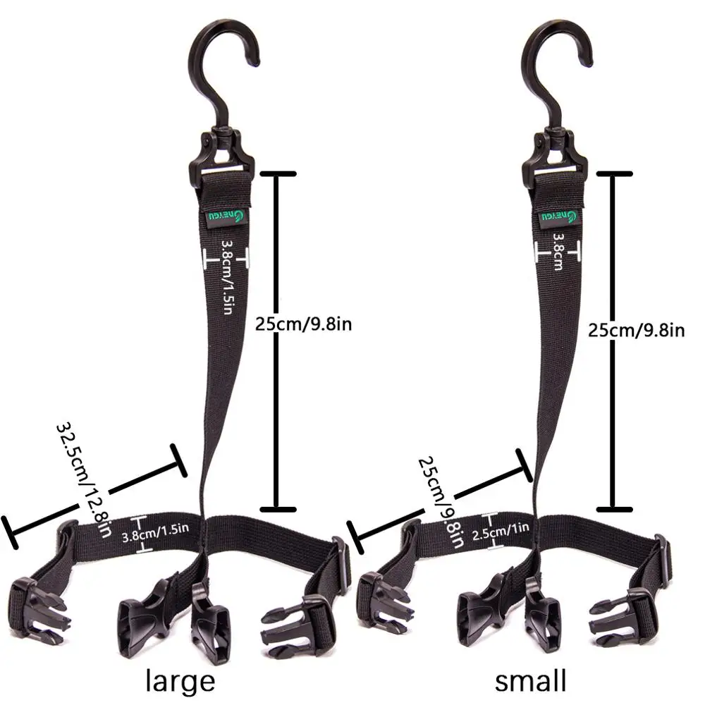 NeyGu Adjustable Fishing Wader Boots/Rain Boots Hanger for Drying and Storage,2 size available