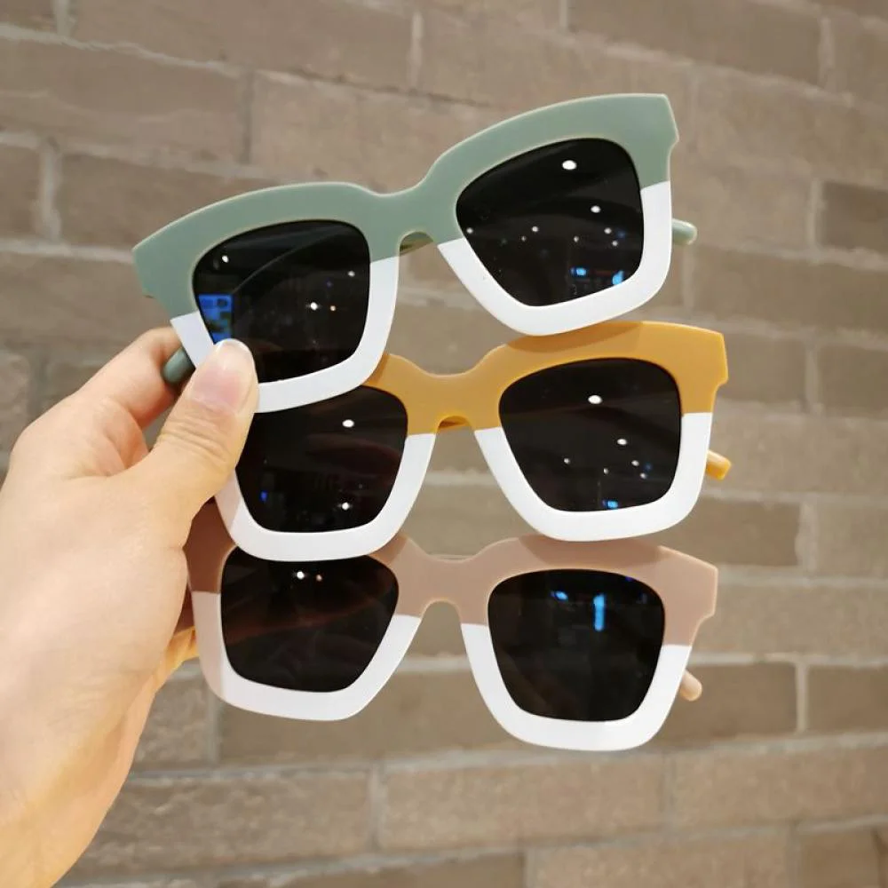 YAMEIZE Fashion Square Kids Sunglasses Children Sun Glasses Boys Girls Eyewear Baby Eyeglasses Outdoors Goggles Gafas De Sol UV