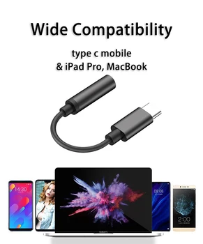 

HIFI DAC Earphone Amplifier USB Type-C to 3.5mm audio adapter Build in Realtek ALC5686 Codec 32b/384kHz For Android Windows10
