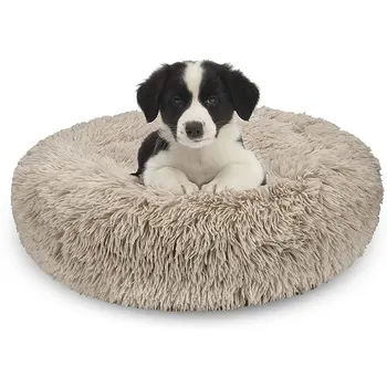 

Dog Bed Comfortable Donut Cuddler Round Dog Kennel Ultra Soft Washable Dog and Cat Cushion Bed Winter Warm Sofa hot sell