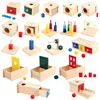 Toddler Wooden Sensorial Montessori Set Educational Toys Infant Toddlers Box Board Puzzles Teaching Wood Game and Toys Preschool ► Photo 1/6