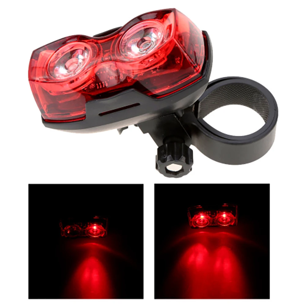 

Bicycle LED tail light, 2 diode, 3 modes, super bright bicycle light, bicycle accessories