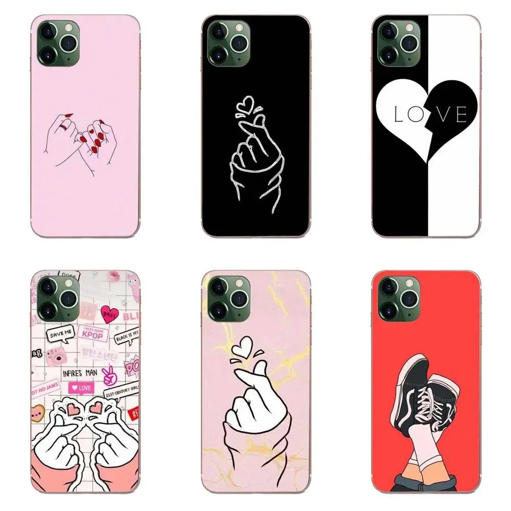 Kpop Love On The Finger Heart для Huawei P7 P8 P9 P10 P20 P30 Lite Mini Plus Pro Y9 Prime P Smart Z 2018 2019 | Мобильные