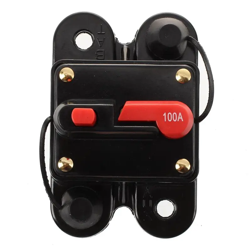 

12-24V DC amplifier fuse holder breaker 100A car kfz assurance