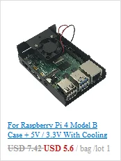 5V 3A type-C USB AC/DC адаптер настенного зарядного устройства Шнур питания для Raspberry Pi 4 Модель B адаптер питания с переключателем