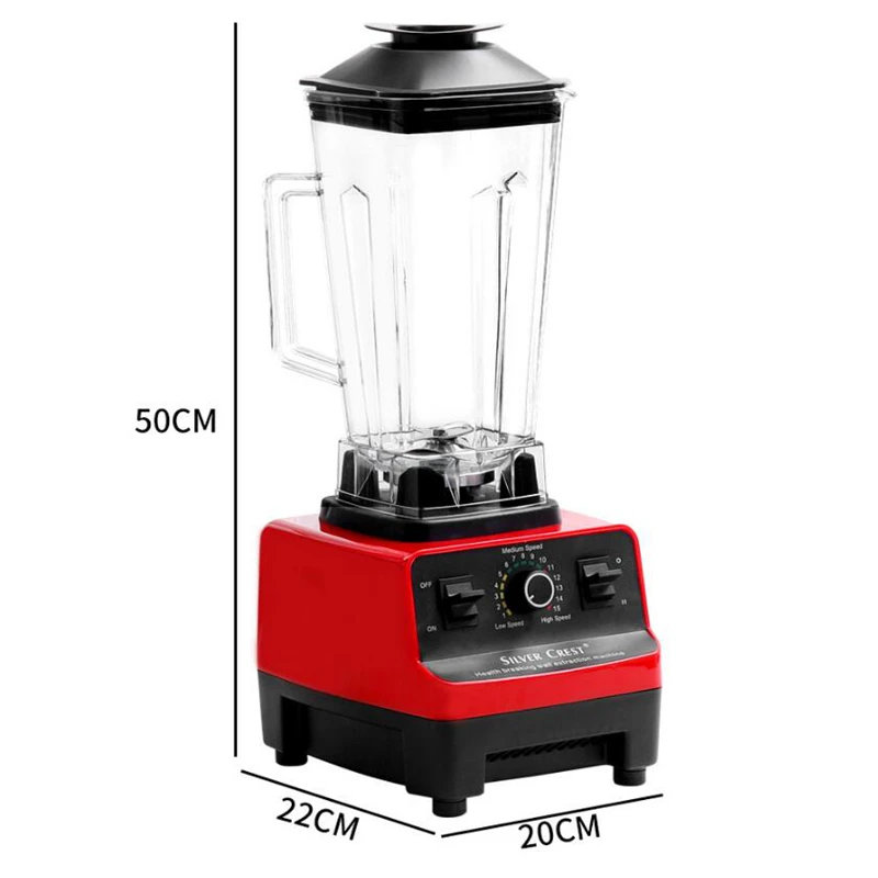 Blender Powerful High Speed Blenders Food Mixer Fruit Juicer Ice Avocado Smoothie Milkshake Bar Wall Breaking Machine