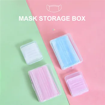 

Dustproof Mask Case Portable Face Masks Container Safe Pollution-Free Disposable Mask Storage Box Storage Organizer