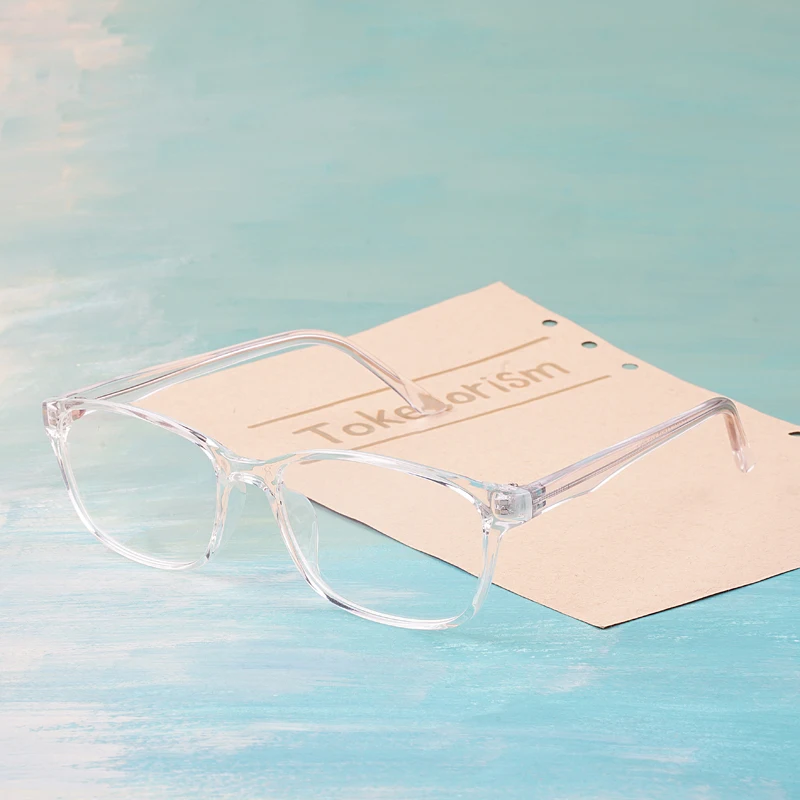 Toketorism качественные прозрачные очки tr90 и металлические женские очки оправы для оптики 9019