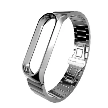 

Stainless steel wrist strap for xiaomi mi band 4 metal watch band smart bracelet miband 4 belt replaceable watch straps mi 4