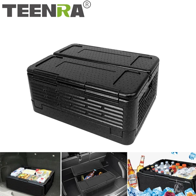 PORTABLE 24L ELECTRIC DAMAGED COOLBOX TRAVEL CAMPING FOOD DRINK COOLER  WARMER