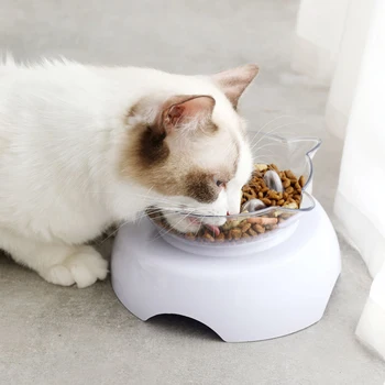 

Non-slip Cat Bowls With Raised Stand Pet Food Water Bowls For Cats Dogs Feeders Cat Bowl Pet Drinking Fountain Dispenser