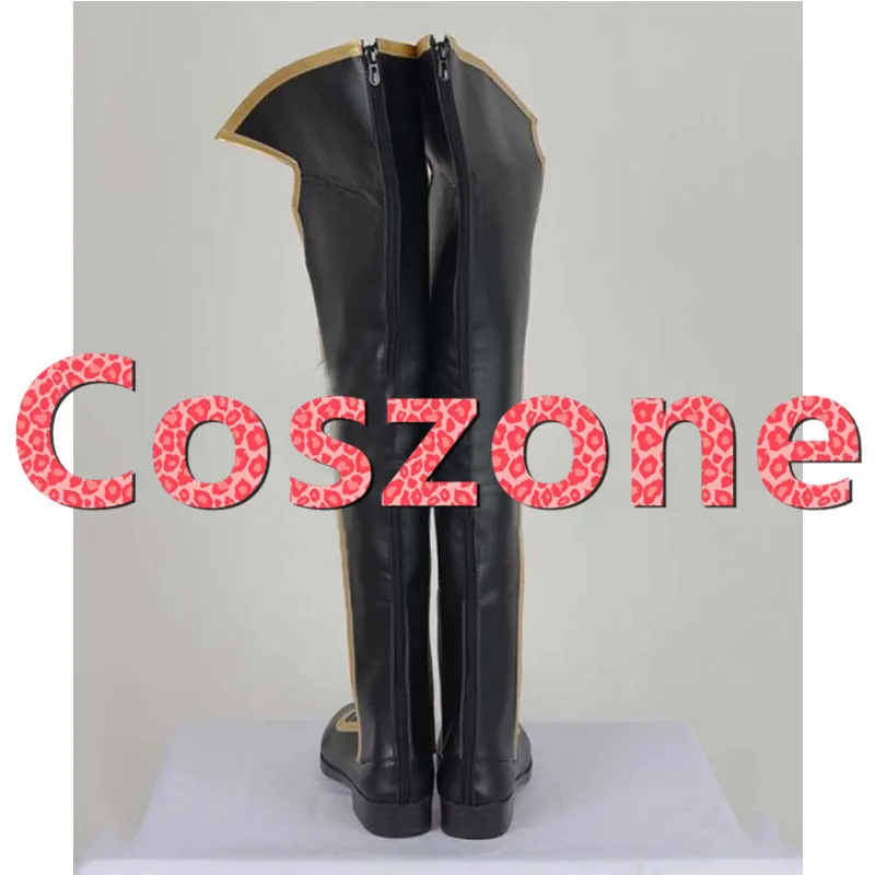 Fire Emblem Awakening Female Robin Black Cosplay Shoes Boots  (8)