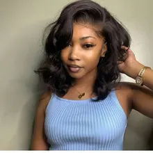 Mechones de cuerpo ondulado con cierre, cabello humano Remy de 30, 32, 34 y 36 pulgadas con cierre de encaje, 3 mechones brasileños con cierre