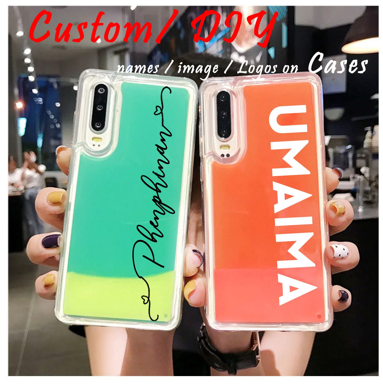 Пользовательское Имя/логотип/изображение на телефон чехол для Huawei P30 P20 Pro Lite Mate 20